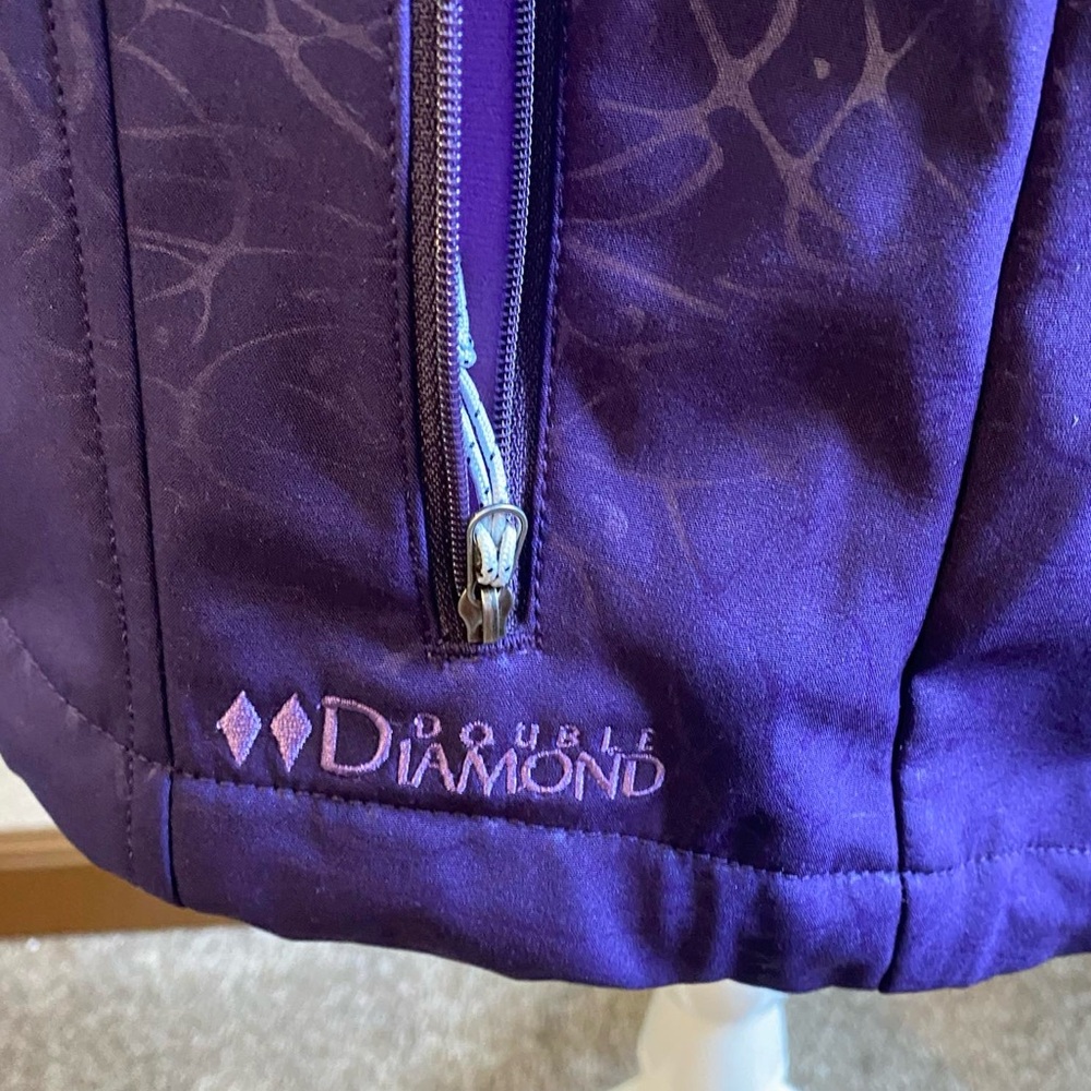 Double Diamond Soft Shell Women’s NWT Purple Jacket Size S - Picture 3 of 14